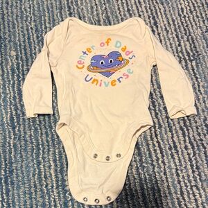 Cream Kids One Piece - Center of Dad's Universe